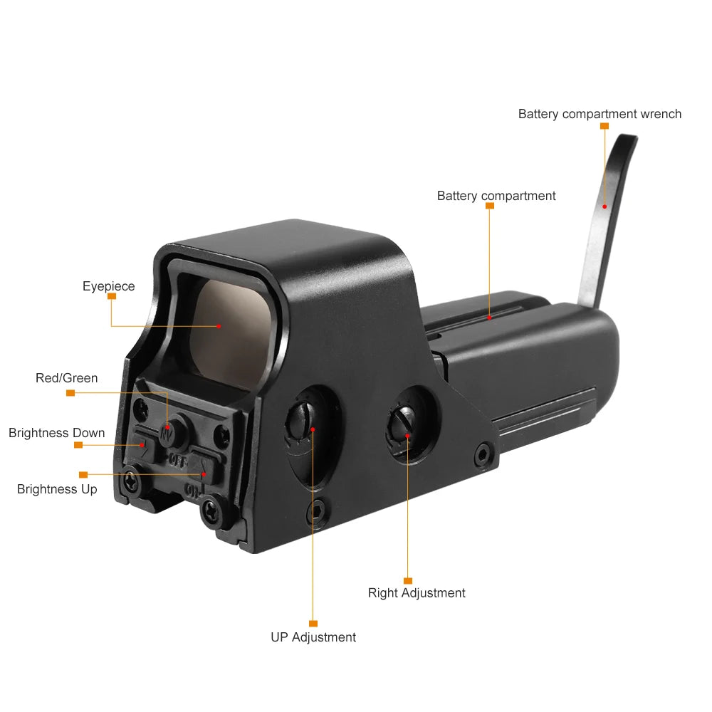 red green dot holographic sight hunting red dot