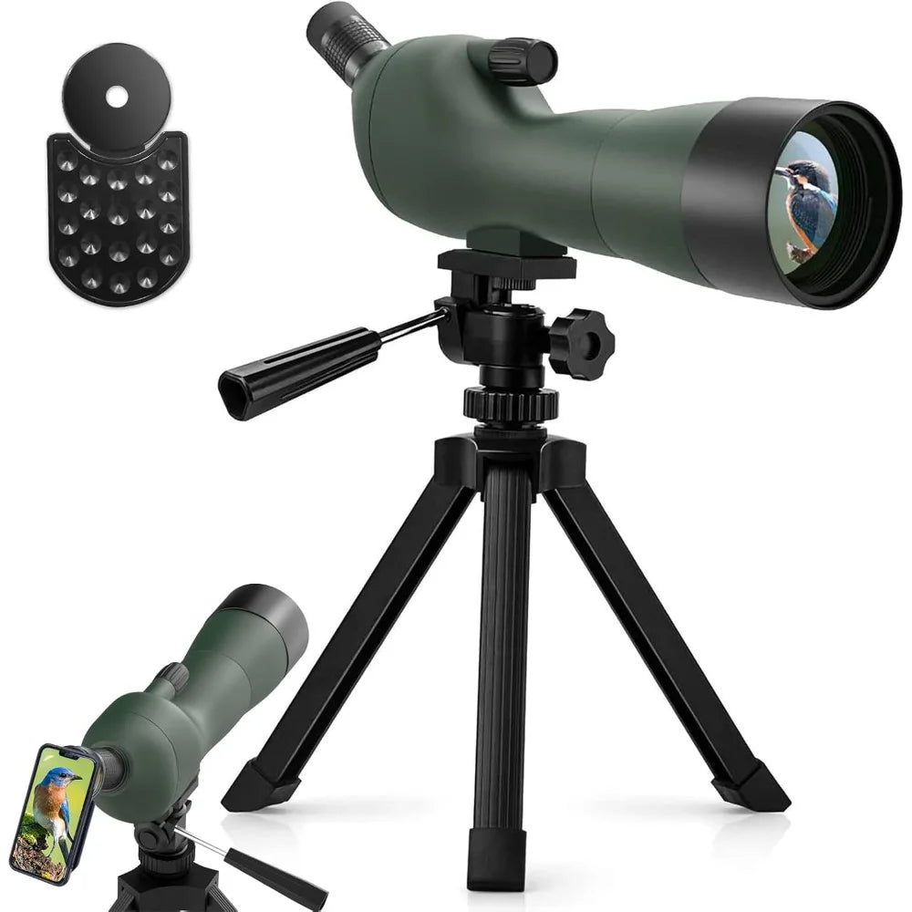 20-60x60AE 45 Degree Angled Spotting Scope with Tripod,