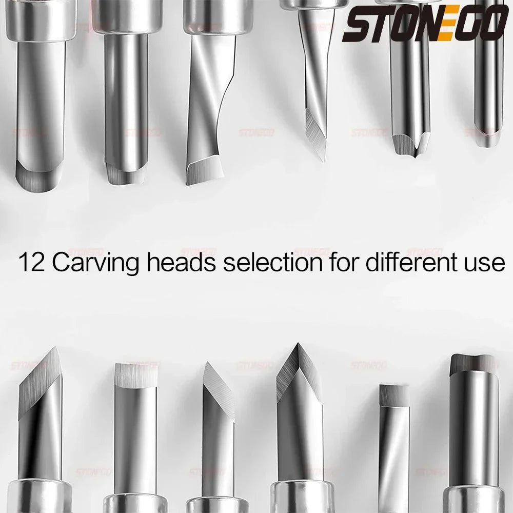 STONEGO Wood Carving Knife Set Hand Chisels Tools Kit for Wood Resin Clay Soapstone Pumpkin Fruit Vegetables