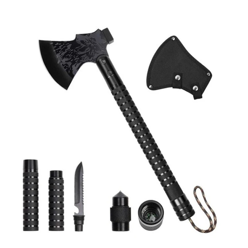 Foldable Tactical Axe Multi Tool Kit Emergency Gear