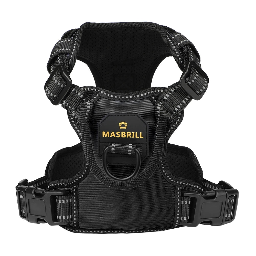 MASBRILL Dog Harness No Pull Breathable Reflective Pet Harness Vest