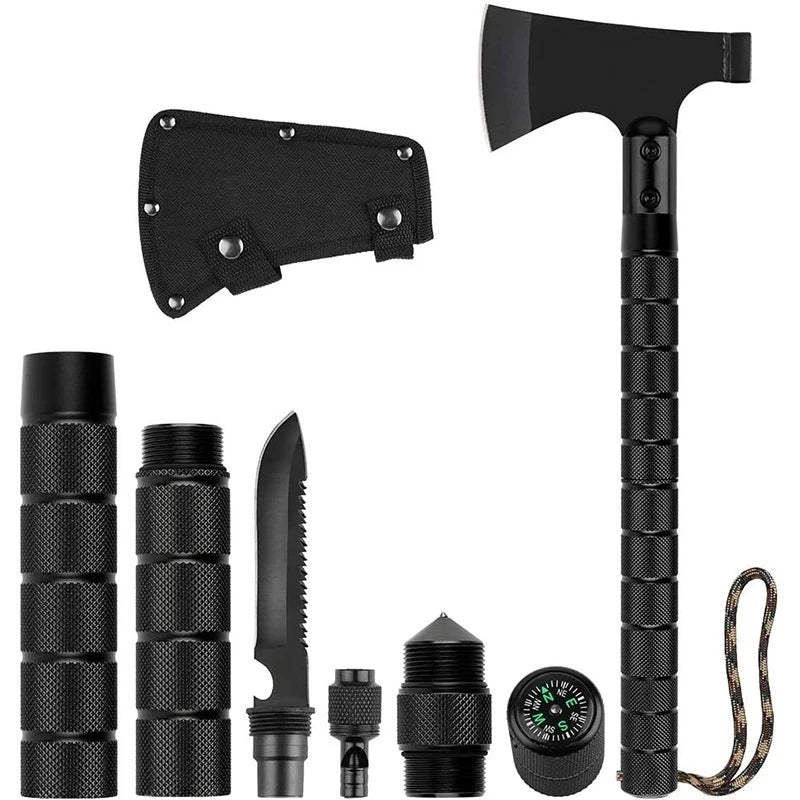 Foldable Tactical Axe Multi Tool Kit Emergency Gear