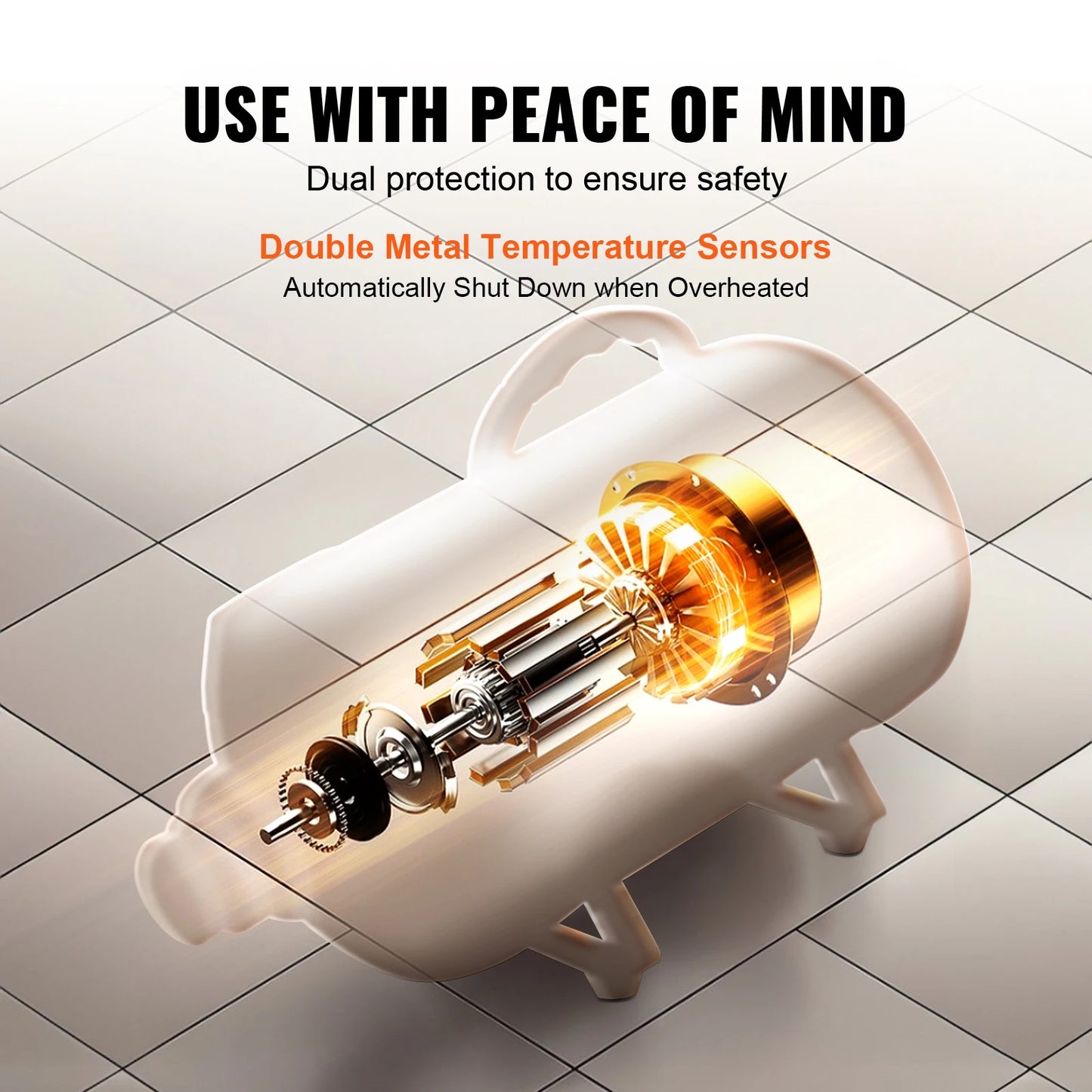 2000W Dog Blow Dryer with Adjustable Speed, Temperature Control, and 4 Nozzles**