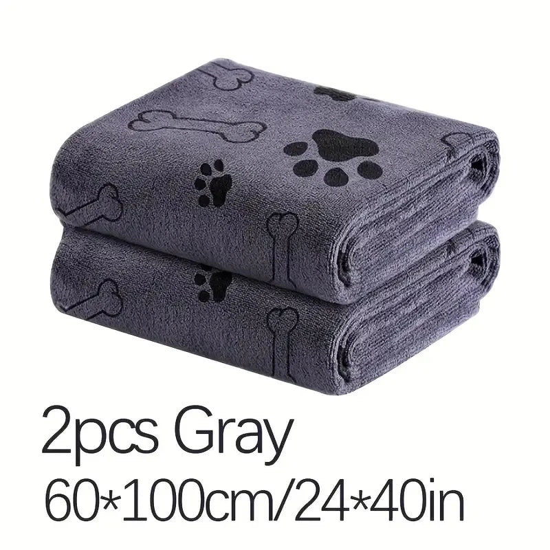 2PCS Soft Microfiber Dog Towels – Quick-Dry & Absorbent Pet Bath Towels
2PCS Soft Microfiber Dog Towels – Quick-Dry & Absorbent Pet Bath Towels