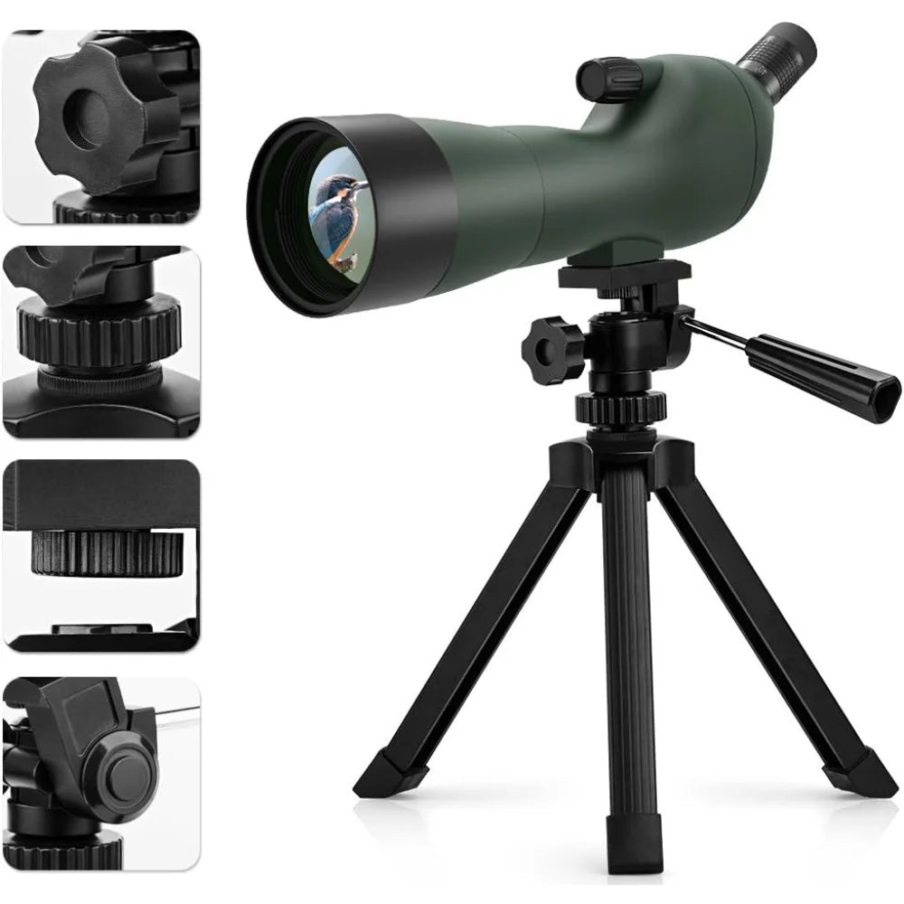 20-60x60AE 45 Degree Angled Spotting Scope with Tripod,