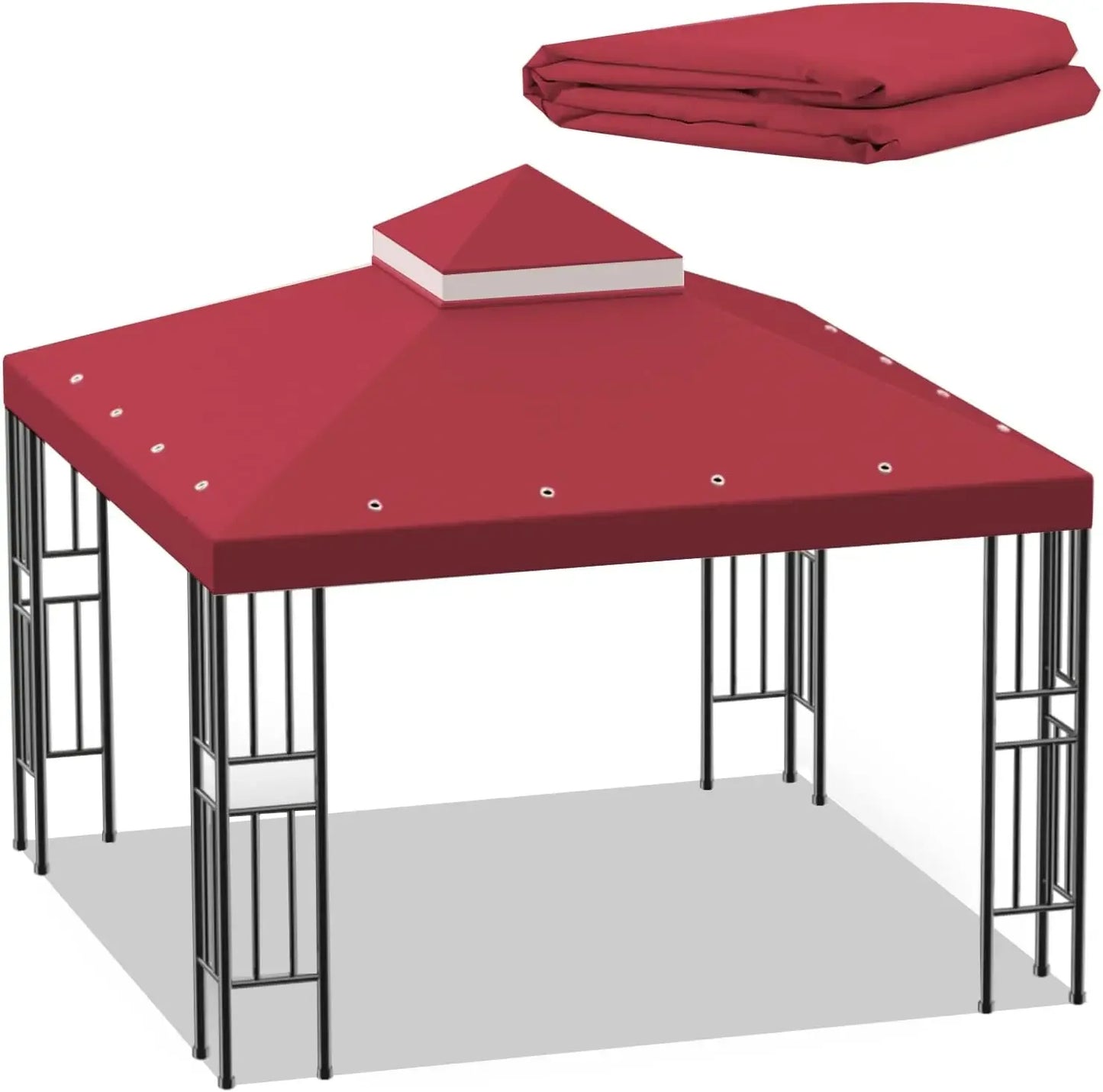 10x10 FT Gazebo Replacement Canopy