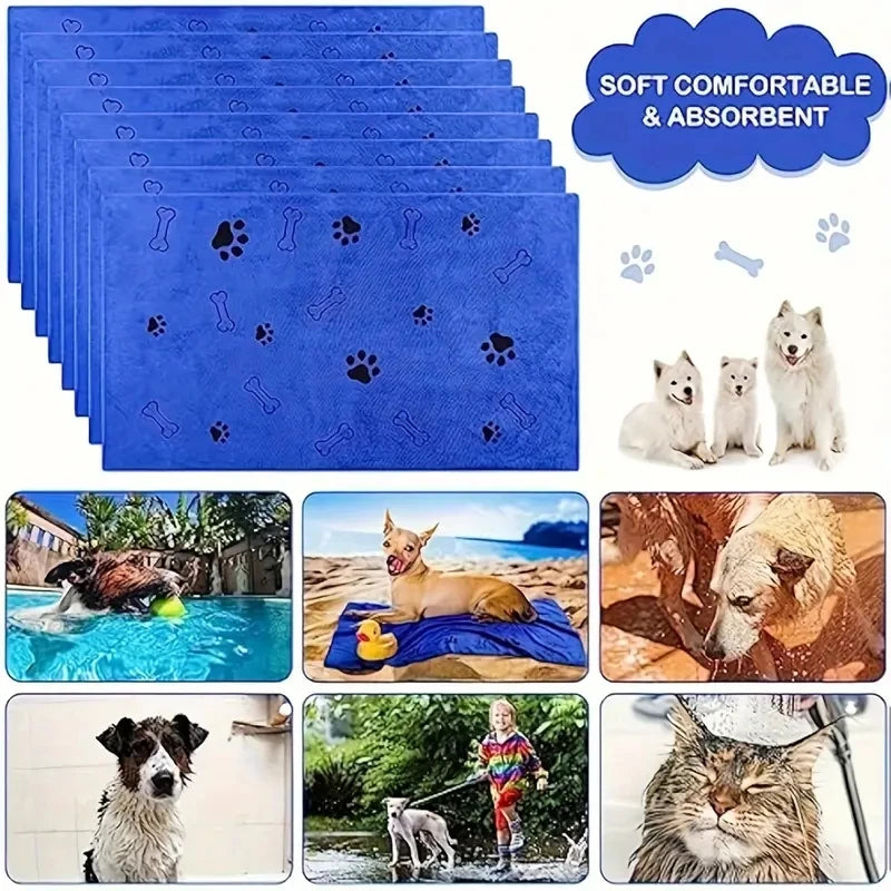 2PCS Soft Microfiber Dog Towels – Quick-Dry & Absorbent Pet Bath Towels
2PCS Soft Microfiber Dog Towels – Quick-Dry & Absorbent Pet Bath Towels