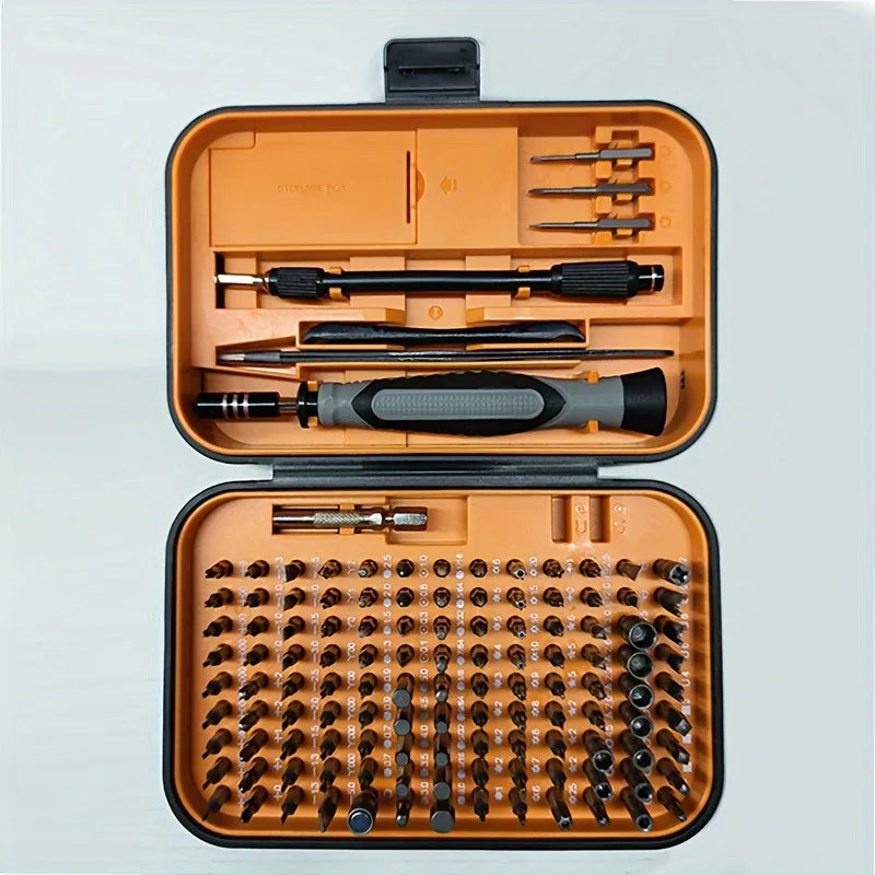 130-in-1 Multi-Bit Screwdriver Set with Magnetic Bits
