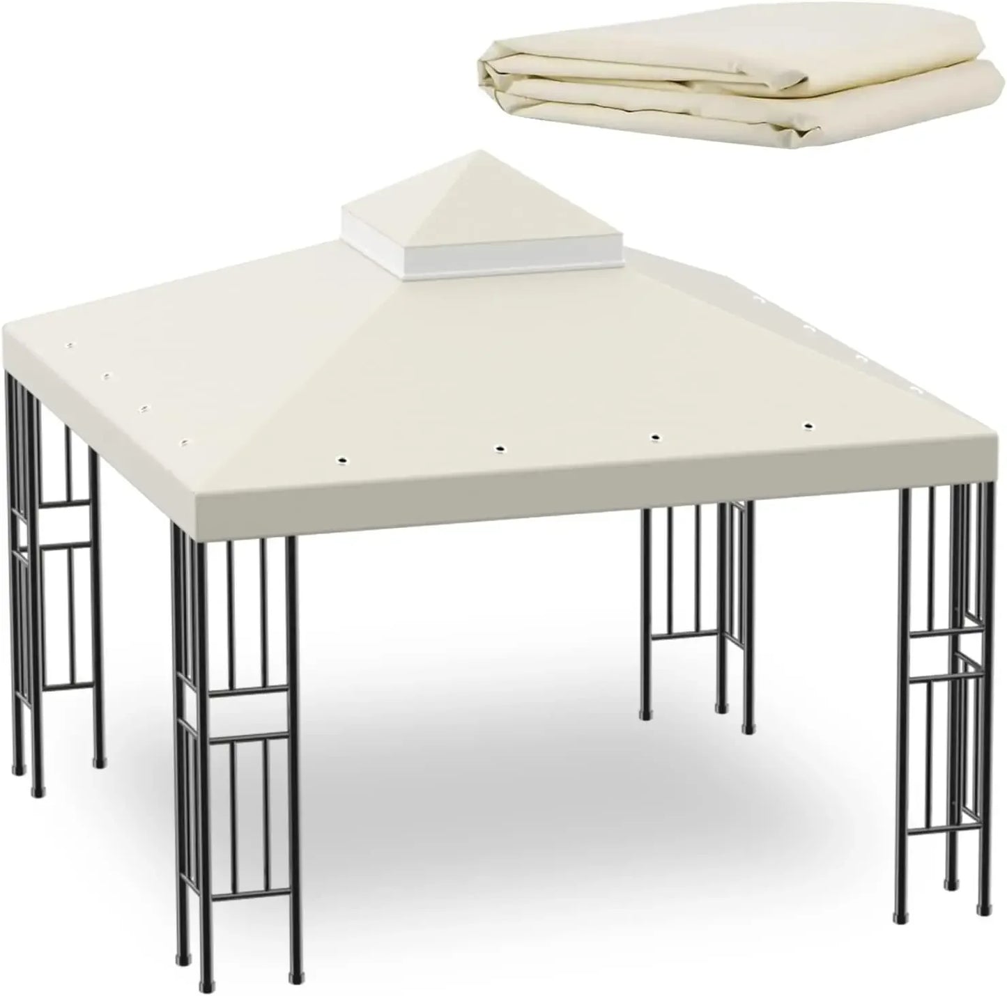 10x10 FT Gazebo Replacement Canopy